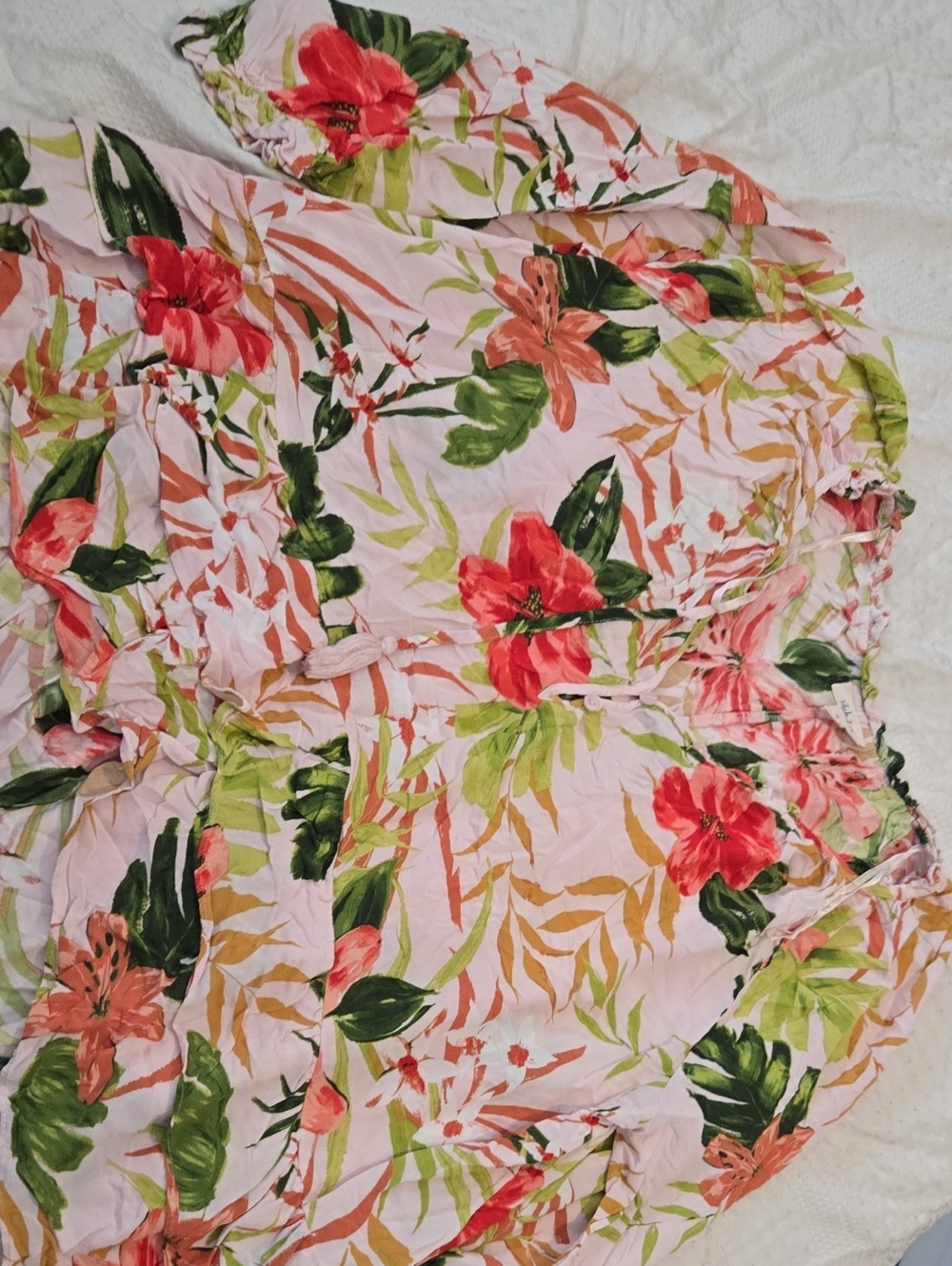 Womens TROPICAL print Blouse
